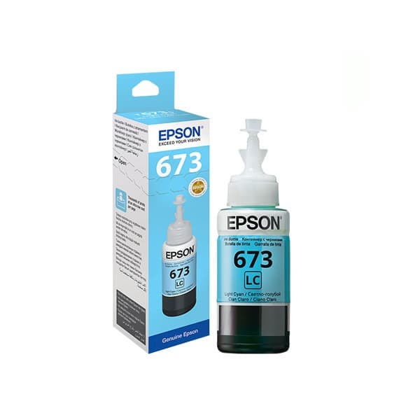 EPSON T673 LIGHT CYAN INK